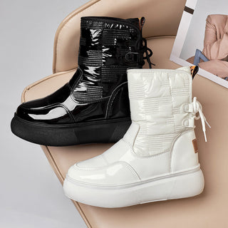 Damen Winter-Schnürstiefel | Knöchelhoch