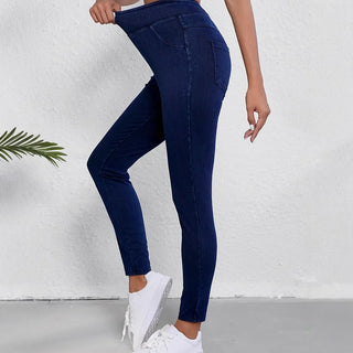 Damen High Waist Jeans | Enger Schnitt