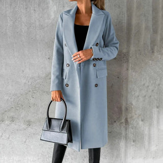 Damen Winter Trench coat | Zweireihig