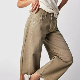Weite Hosen für Damen | Gerader Schnitt