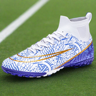 Hohe Fußballstiefel für Herren | Strukturierte Sohle