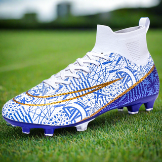 Hohe Fußballstiefel für Herren | Strukturierte Sohle