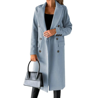 Damen Winter Trench coat | Zweireihig