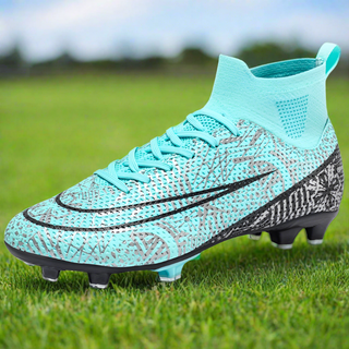 Hohe Fußballstiefel für Herren | Strukturierte Sohle
