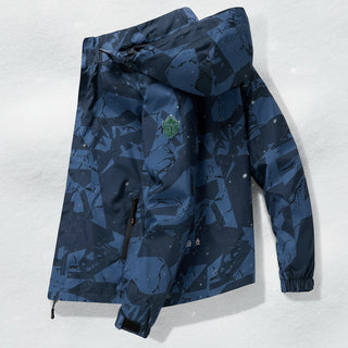 Herren Winter Ski Jacke | Mit Kapuze und Reissverschluss