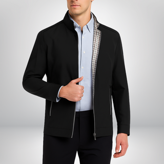 Herren Zip-Up Freizeitjacke | Stehkragen