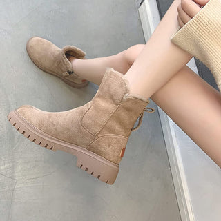 Damen Winter Stiefeletten | Mit Reißverschluss