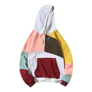 Herren Farbblock Hoodie | Langarm