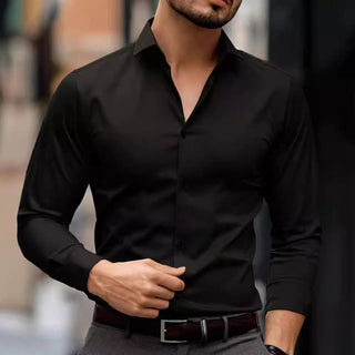 Herren Tailliertes Hemd | Langarm