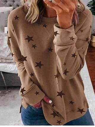 Women's sweatshirt with star print | Casual & everyday