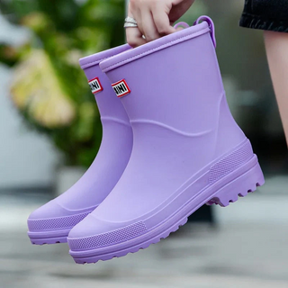 Damen Regenstiefel bis zur Wade | Zum Hineinschlüpfen