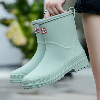 Damen Regenstiefel bis zur Wade | Zum Hineinschlüpfen