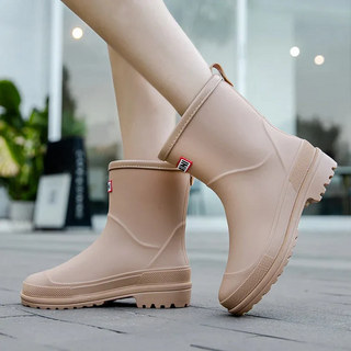 Damen Regenstiefel bis zur Wade | Zum Hineinschlüpfen