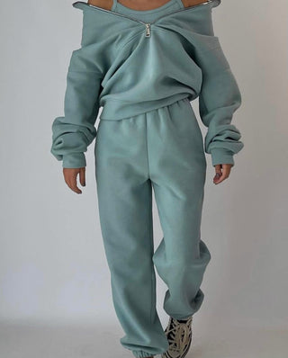 Women's Half-Zip Tracksuit | Two-Piece