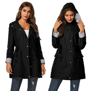 Damen Damen Regenjacke | Mit Kapuze