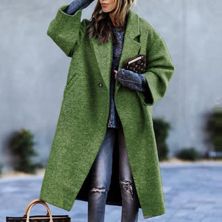 Damen Winter Langmantel | Karomuster