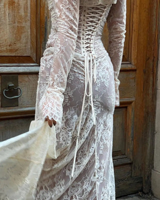 Women's Lace Evening Dress | Maxi