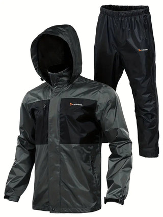 Men's raincoat with hood | Long