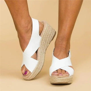 Damen Orthopädische Sommer Sandalen | Keilabsatz Bequem