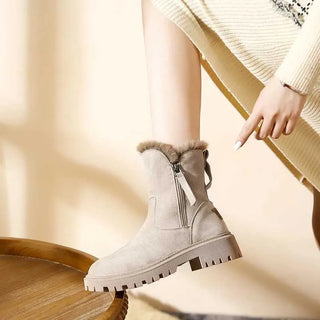 Damen Winter Stiefeletten | Mit Reißverschluss