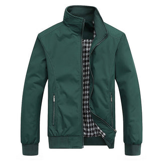 Jacke mit Reißverschluss für Herren | Stehkragen
