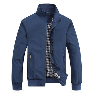 Jacke mit Reißverschluss für Herren | Stehkragen