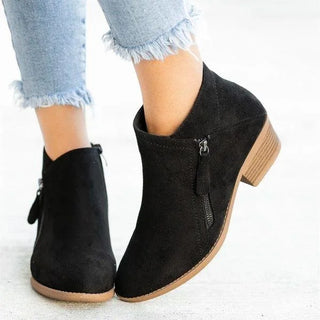 Damen Orthopädische Stiefeletten | Mit Seitlichem Reißverschluss