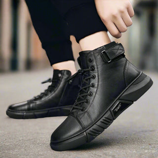 Herren High-Top Sneaker | Seitlicher Reißverschluss