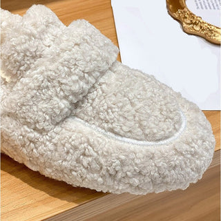 Damen Plüsch Slipper | Zum Hineinschlüpfen
