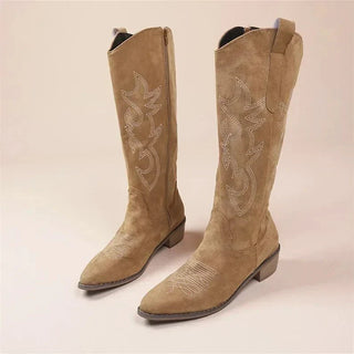 Damen Winter Cowboy Boots | Spitz zulaufend