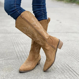 Damen Winter Cowboy Boots | Spitz zulaufend