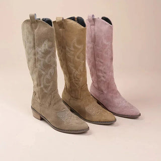 Damen Winter Cowboy Boots | Spitz zulaufend