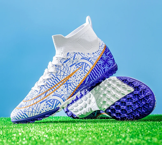 Hohe Fußballstiefel für Herren | Strukturierte Sohle