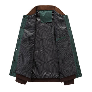 Men's Winter Bomber Jacket | With Buttons