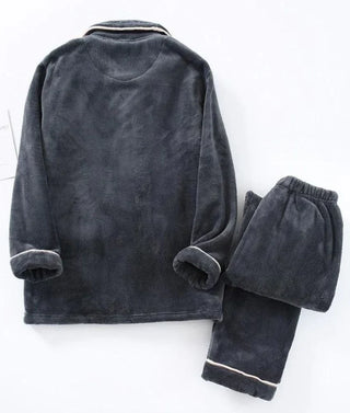 Women's Pajama Set | Button Closure Winter Nightwear