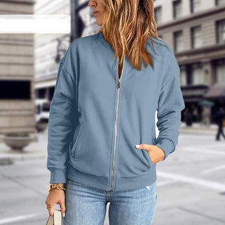 Damen Bomberjacke | Lockerer Schnitt Casual