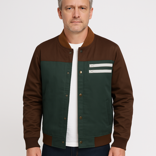 Men's Winter Bomber Jacket | With Buttons