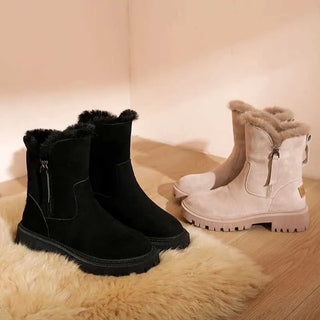 Damen Winter Stiefeletten | Mit Reißverschluss