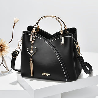 Damen Farbblock Schultertasche | Umhängetasche