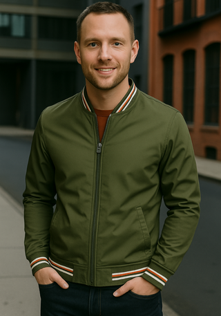 Herren Leichte Bomberjacke | Moderne