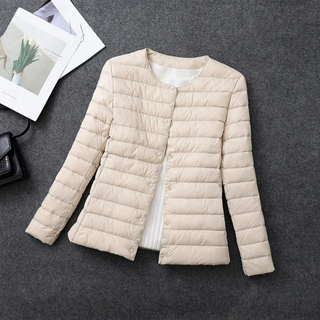Damen Pufferjacke | Mit Knöpfen
