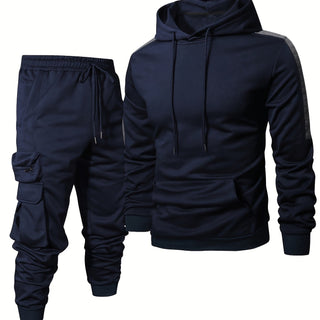 Herren Sport Trainingsanzug | Zip Up Hoodie & Jogginghose