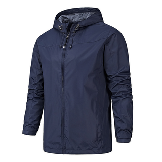 Herren Leichte Windbreaker Jacke | Mit Kapuze