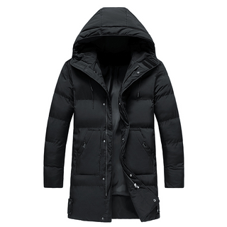 Herren Winter Steppjacke | Mit Kapuze
