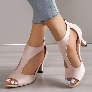 Damen Elegante Orthopädische Sandalen | Offene Zehen & Absatz