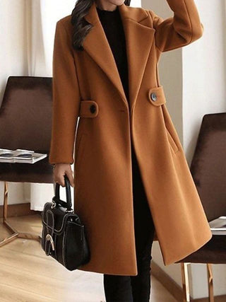Damen Winter Trenchcoat | Gürteldesign