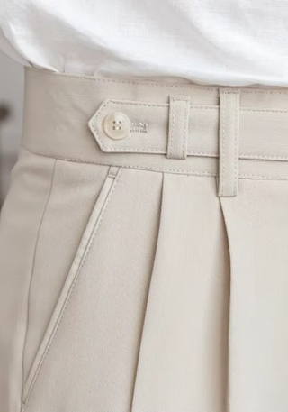 Luca | Herren Elegante Hose | Hoher Bund