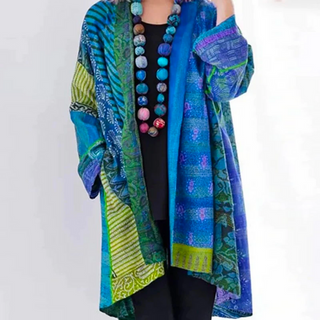 Damen Boho Bedruckter Kimono | Lockere Passform