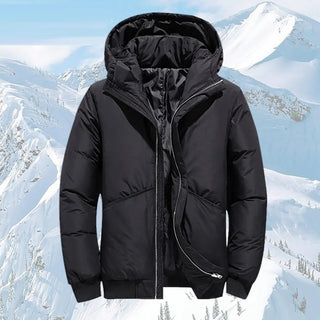 Herren Winter Daunenjacke | Kapuze