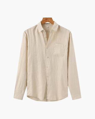 Cape Town - 100% Linen Shirt Beige